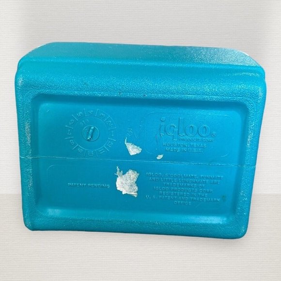 Vintage Igloo S'Cool Mate Mini Lunch Box Personal Cooler Purple Teal White 90’s - Picture 5 of 10